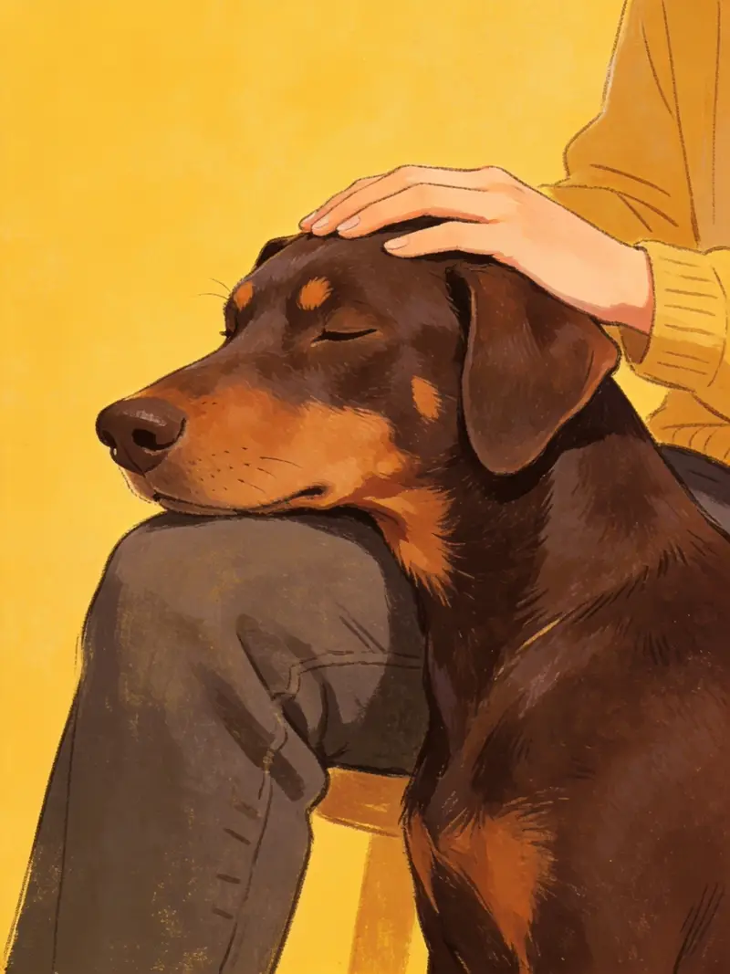 杜宾犬小六
